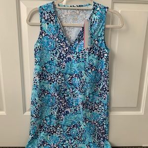 Lilly Pulitzer blue Johana cover-up